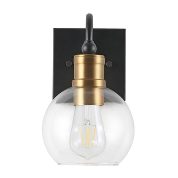 Marais Iron/Glass Rustic Vintage LED Vanity Light - JONATHAN Y